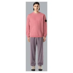 OLD' Effect Malfilé Fleece Sweatshirt