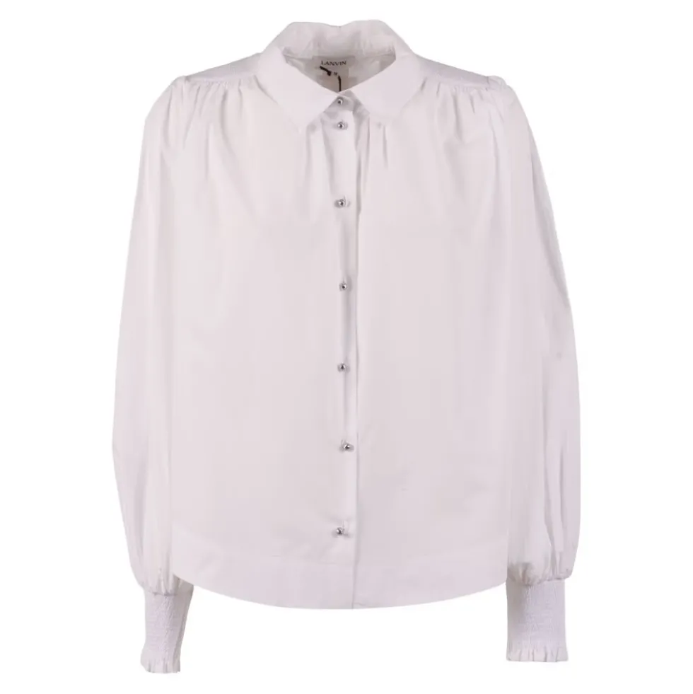 Oversized Bomuldspoplin Skjorte