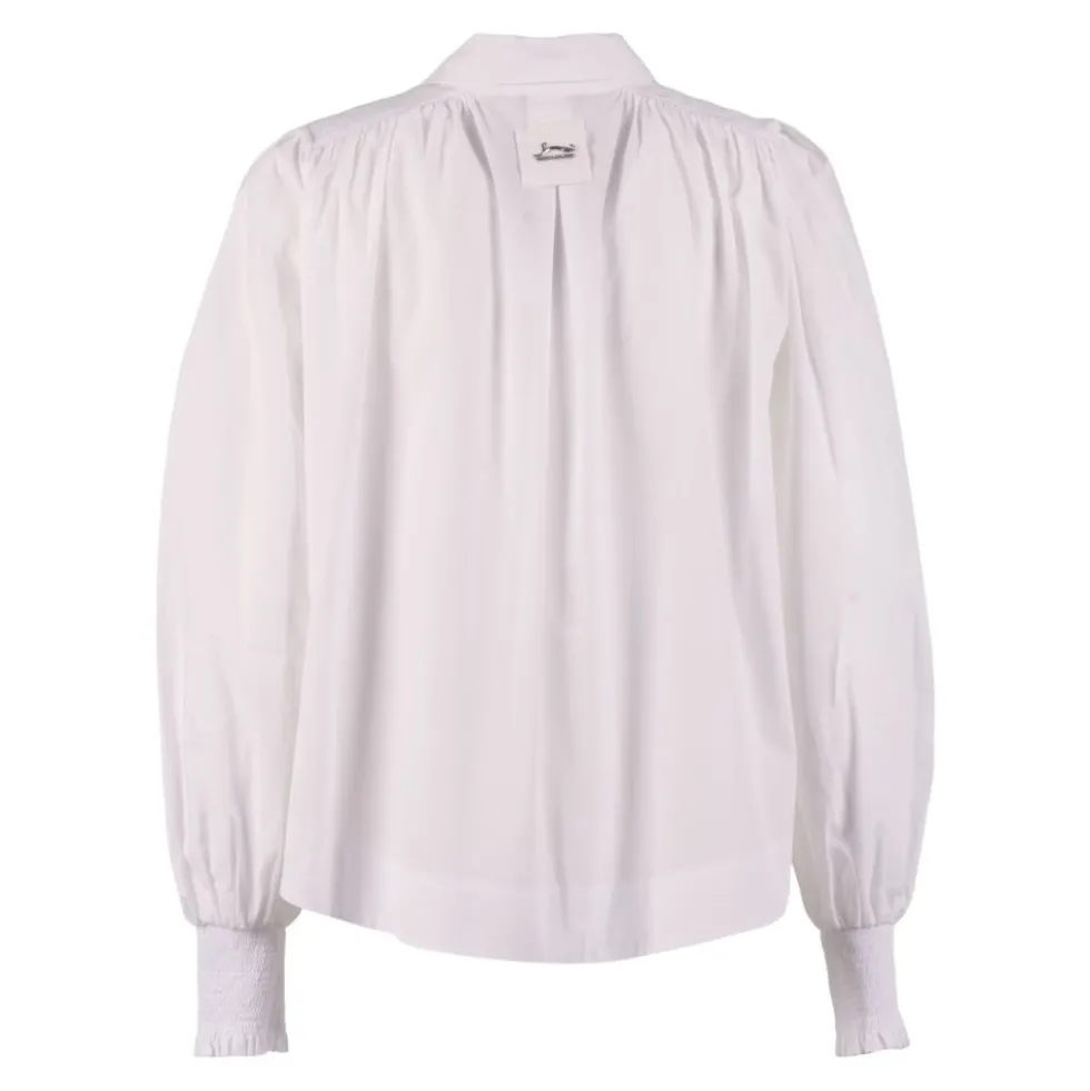 Oversized Bomuldspoplin Skjorte