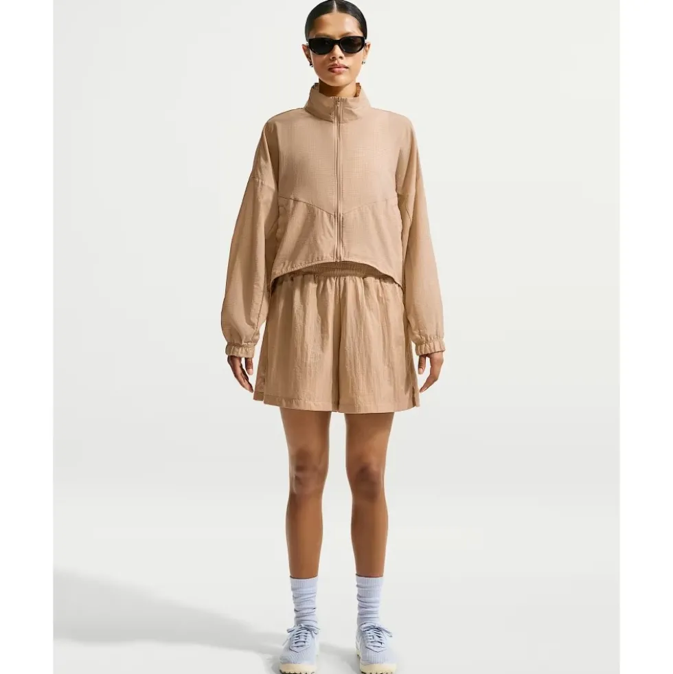 Oversized Letvægts Ripstop Jakke