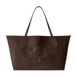 Oversized Suede Tree Tote