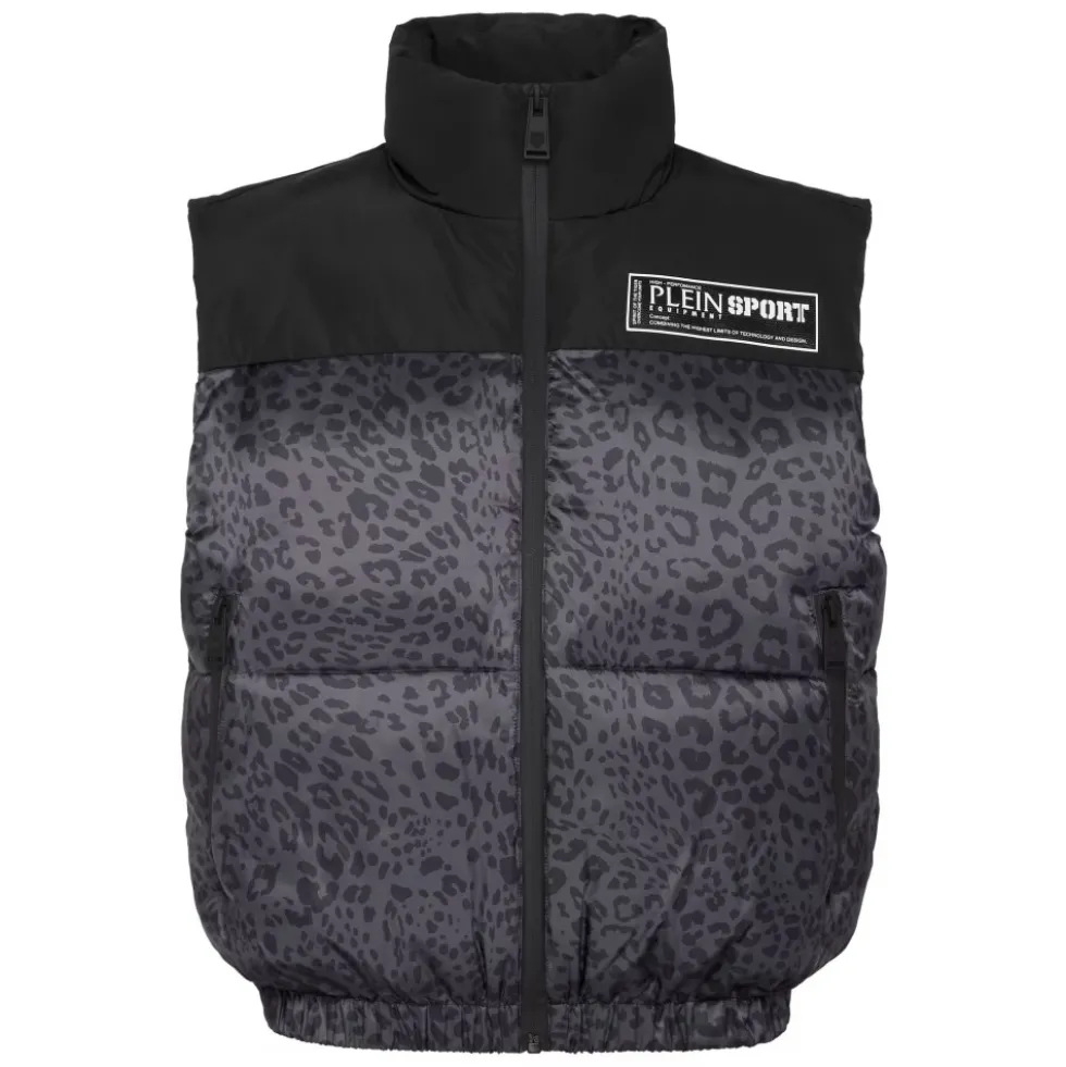 Padded Vest Leopard