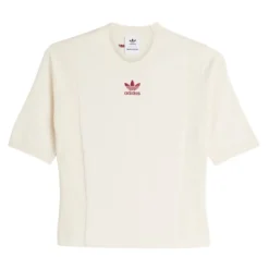 Panel Knitted T-shirt Hvid