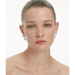 Pearl Bow Earrings