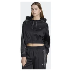 Pearl Cropped Zip Hoodie