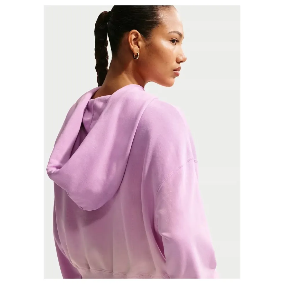 Phoenix Fleece Oversized Henley Hoodie