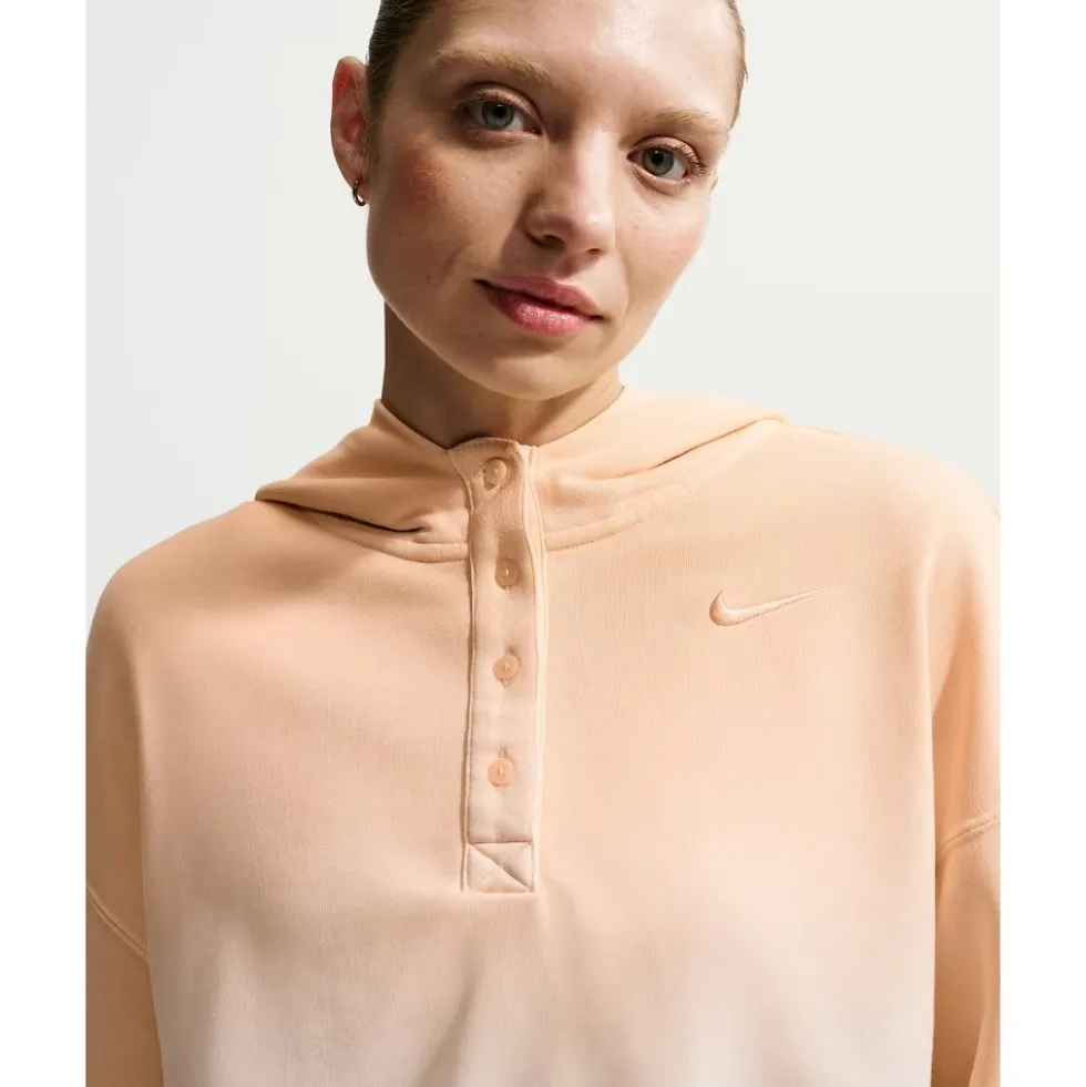 Phoenix Fleece Oversized Henley Hættetrøje