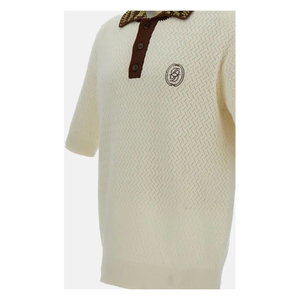 Polo Maille Ajouré D Miroir
