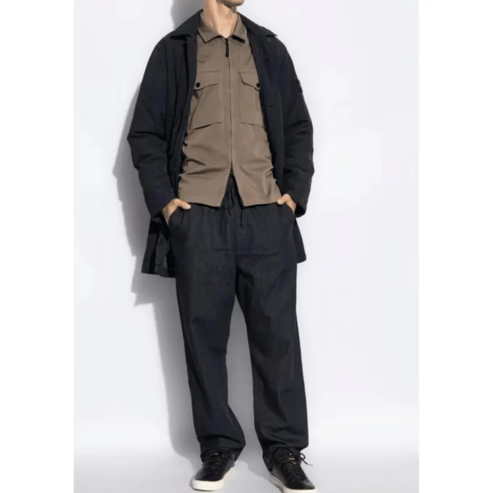 Quilted Single-Breasted Coat