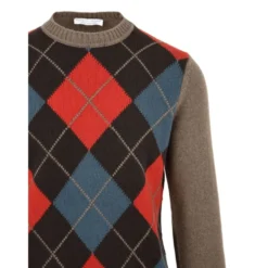 Rød Diamant Sweater til Mænd