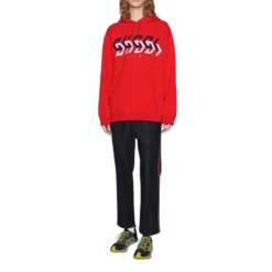 Rød Spejl Mand Sweatshirt