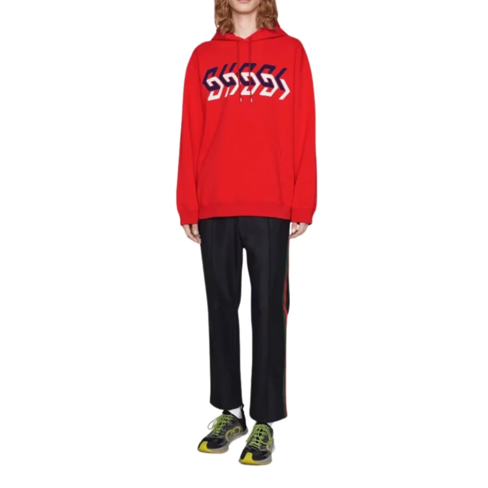 Rød Spejl Mand Sweatshirt