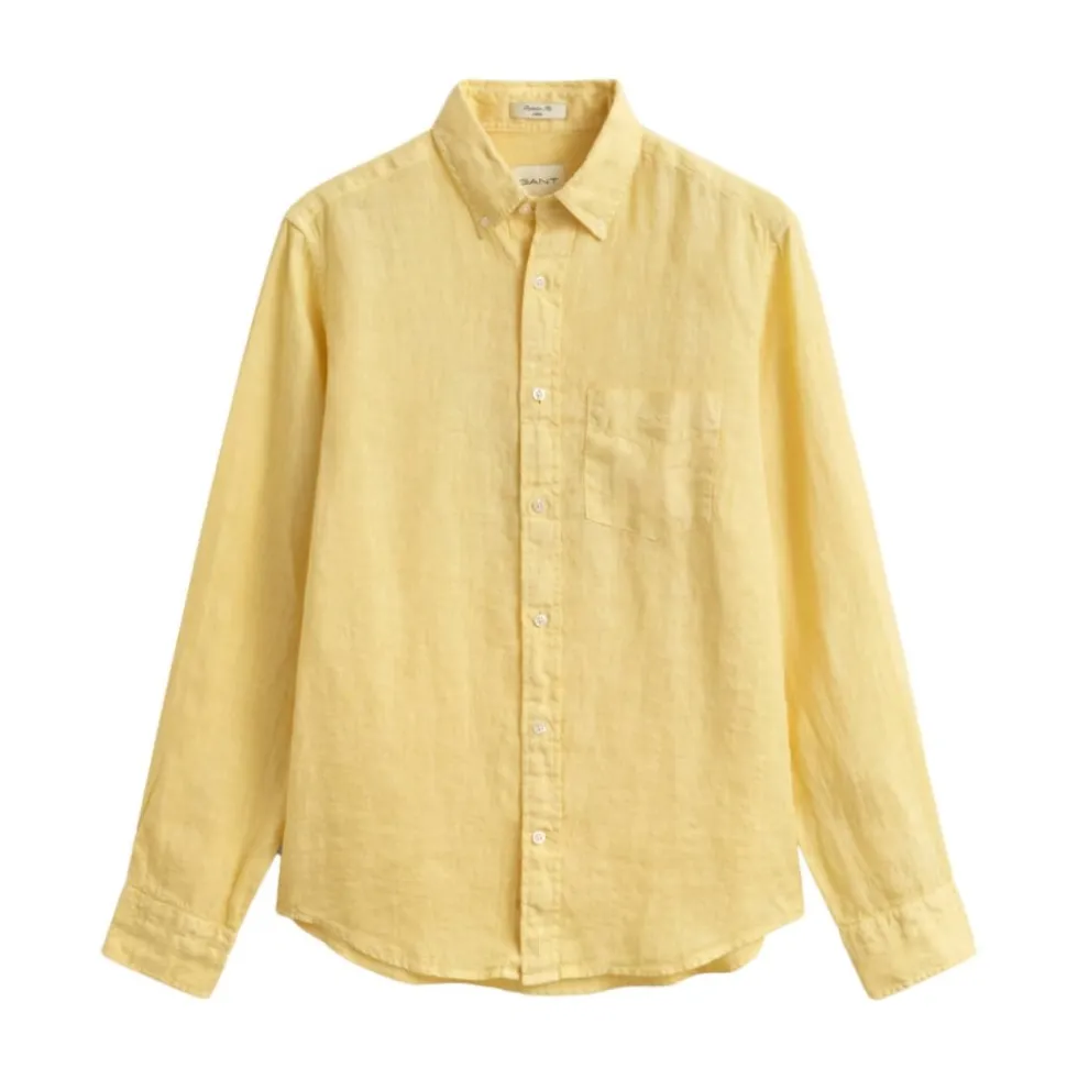 Reg Gmnt Dyed Linen Shirt