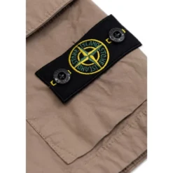 Regular-fit cargoshorts med elastisk linning