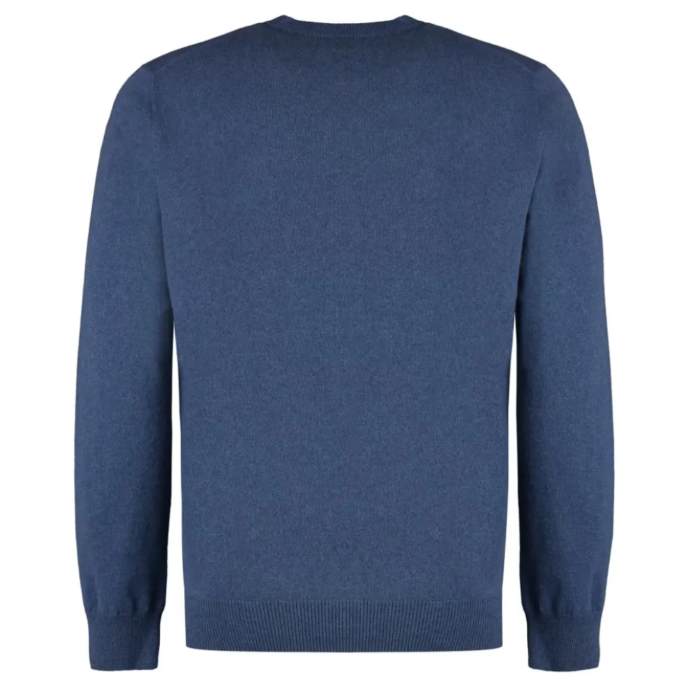 Ribstrikket Uld Kashmir Sweater