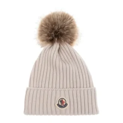 Ribstrikket Ultra-Fin Uld Beanie