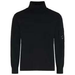 Ribstrik turtleneck sweater
