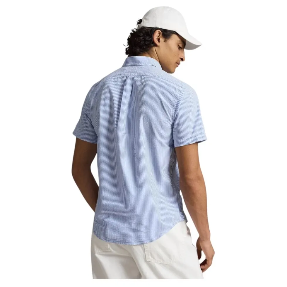 RL Prepster Custom Fit Seersucker Shirt