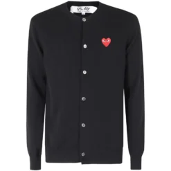 Roundneck Cardigan Red Emblem