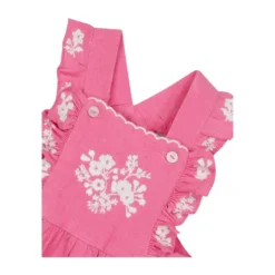 Rufflede blomsterbroderede overalls