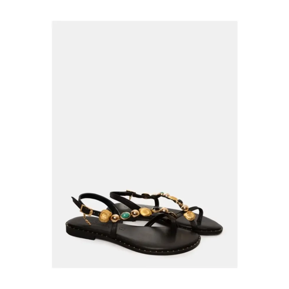 Sandalo Flat con pietre