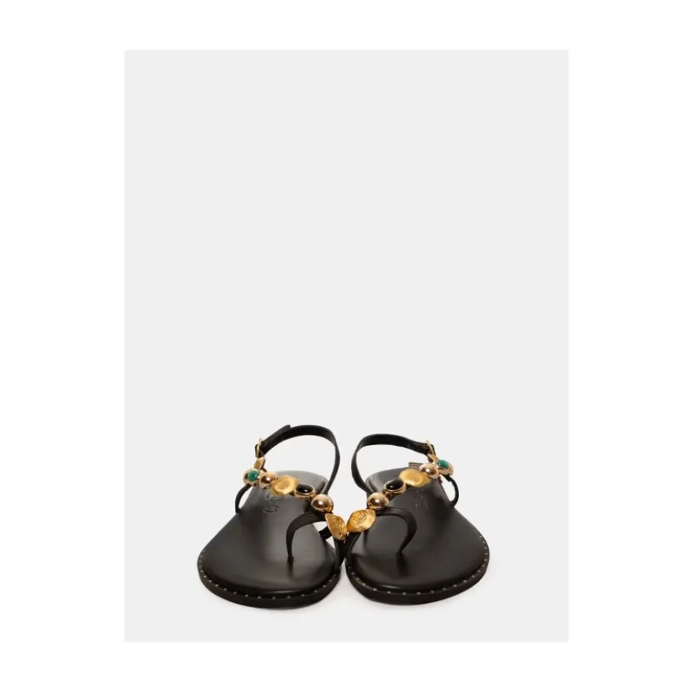 Sandalo Flat con pietre