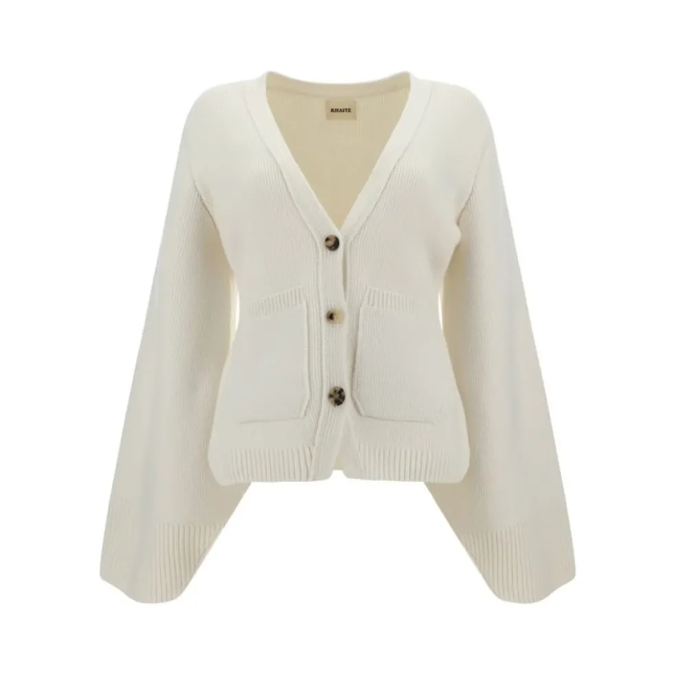 Scarlet Cashmere Cardigan med V-udskæring