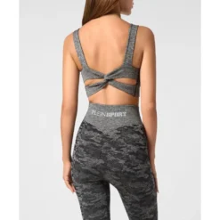 Seamless Crossed Straps Sport Bra