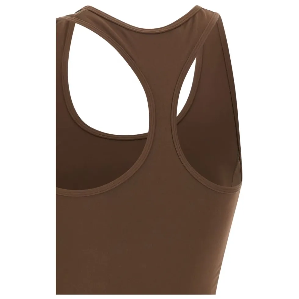 Serif Logo Sports Cropped Tank