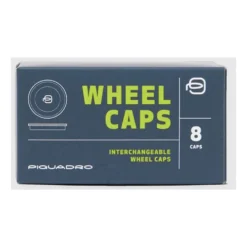 Set of 8 wheel caps in assorted colours
