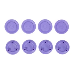 Set of 8 wheel caps in assorted colours