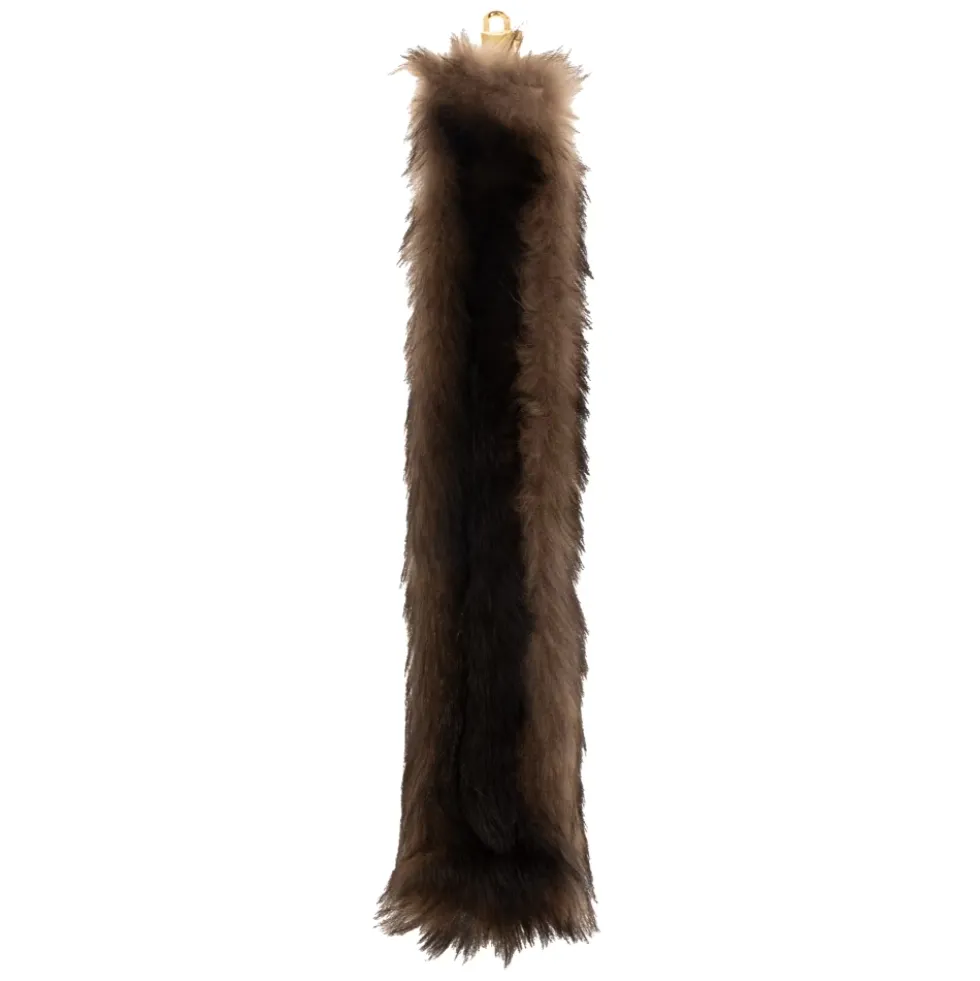 Shearling and Palmellato kalveskinds taske skulderrem