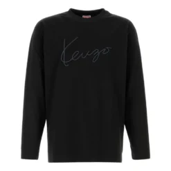 Signature Broderet Langærmet T-shirt