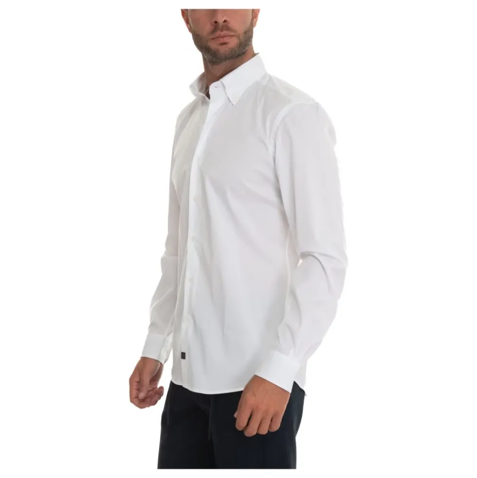 Slim Fit Casual Skjorte med Knapper