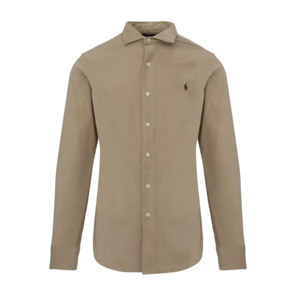 Slim Fit Corduroy Shirt