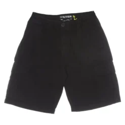 Sort Cargo Shorts Ripstop Stof