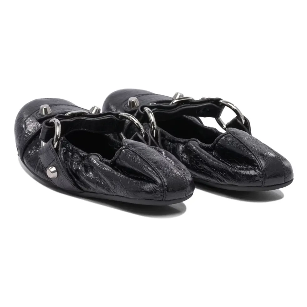 Sorte Ballerina Flats Elegante Behagelige Sko