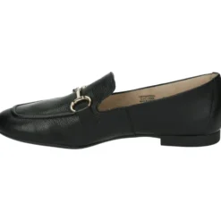 Sorte Slip-Ons med Gummisål