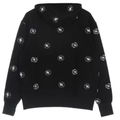 Sort Polka Dot Hættetrøje