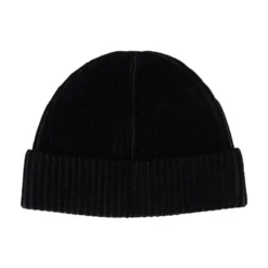 Sort Uld Beanie Hat
