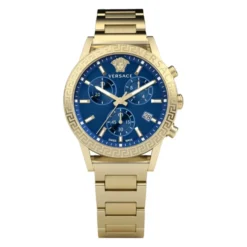 SPORT TECH Chronograph Guld Blå Ur