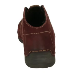Sporty Bordeaux Læder Sneakers