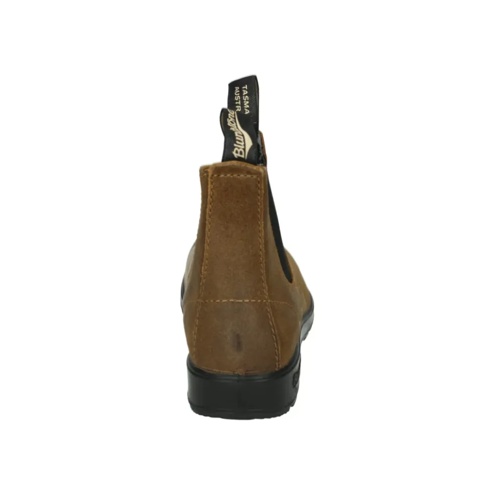 Sporty Mid Waxed Suede Sko Brun