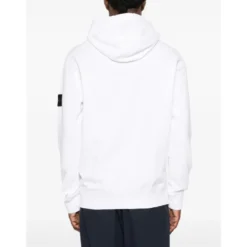 Stilfuld hvid sweatshirt til mænd