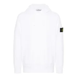 Stilfuld hvid sweatshirt til mænd