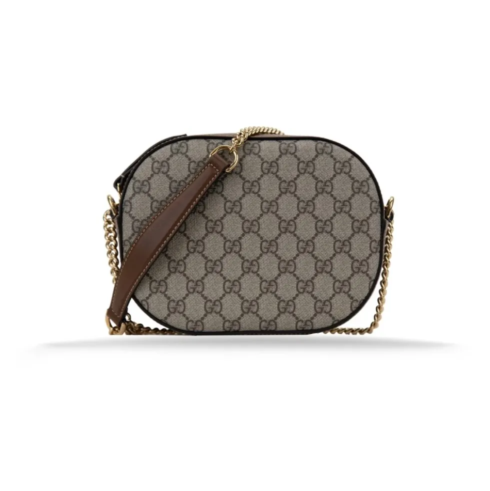 Stilfuld læder crossbody taske