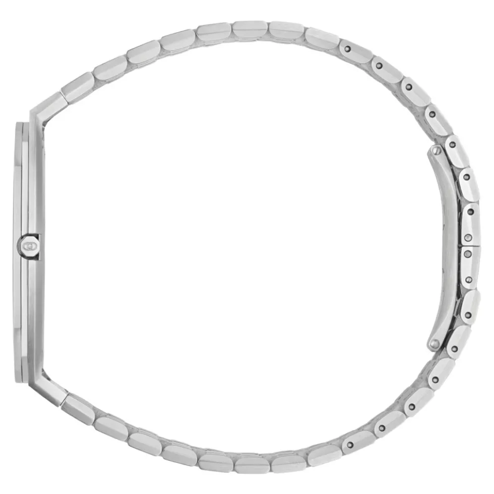 Stålur med flerlags design og Interlocking G motiv