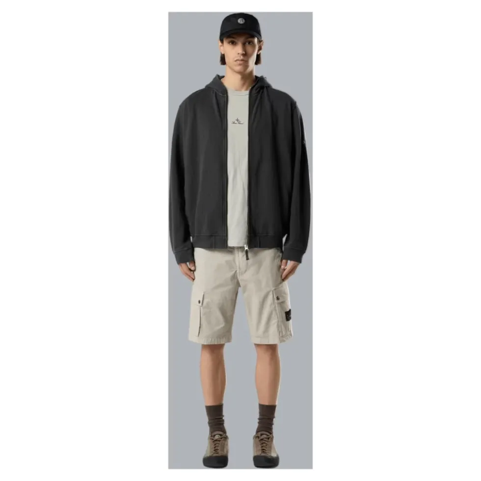 Stretch Cotton Twill Shorts
