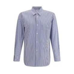 Stribet Bomuldsskjorte Elegant Stil