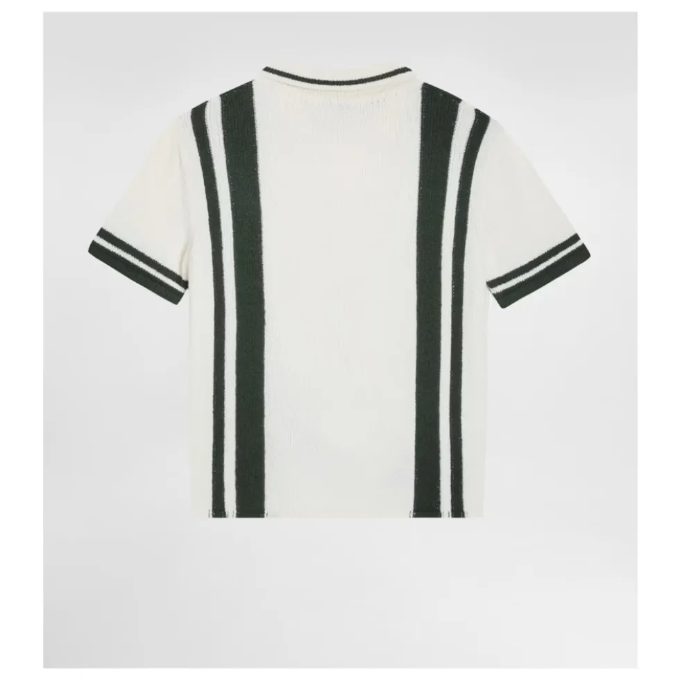 Strikket skjorte med intarsia